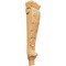 Ekena Millwork 6 3/4"W x 4 1/4"D x 27 1/2"H Extra Large Acanthus Pilaster Corbel, Red Oak CORW07X04X27PARO - alternate 1